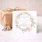Personalised New Home Floral Wreath Card