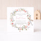 Personalised New Home Floral Wreath Card