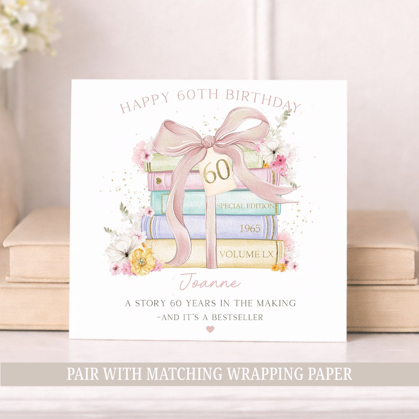 Custom 60th Birthday Card