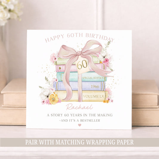 Custom 60th Birthday Card