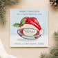 Personalised Rugby Christmas Card for Boys