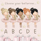 Personalised Girls Pink Ballerina Christmas Wrapping Paper