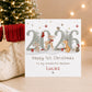 Personalised Son First Christmas Card – Woodland Animals