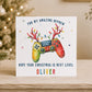 Personalised Christmas Card for a Gamer