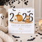 Personalised Nephew 1st Halloween Card – Pumpkin & Ghost