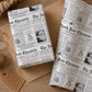 North Pole Newspaper Christmas Wrapping Paper