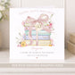Personalised 80th Birthday Card Book Lover