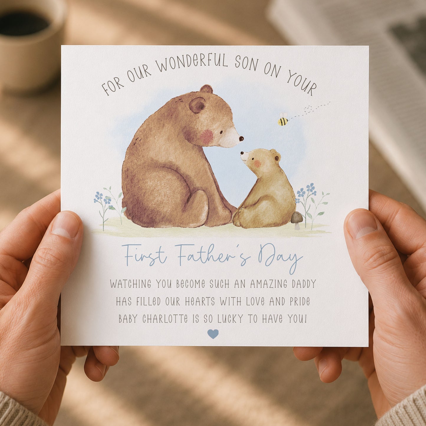 Personalised First Father’s Day Card for Son