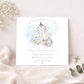 Personalised Boy's Blue Christening Baptism Day Wrapping Paper