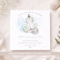 Personalised Baby Boy Christening Baptism Card