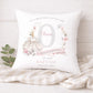 Personalised Floral Dress Christening Baptism Cushion