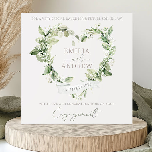 Personalised Heart Engagement Card