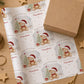 Personalised Grandson's First Christmas Teddy Bear Wrapping Paper