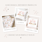 Personalised Girl's Floral Christening Baptism Cushion