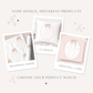 Personalised Floral Pink Bow Christening Baptism Cushion