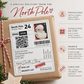 Personalised Santa Delivery Sticker – North Pole Christmas Parcel Label