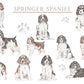 Personalised Springer Spaniel Fleece Printed Pet Blanket