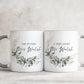 Set of Personalised 'A Very Lucky, The Future Mrs' Engagement Mugs