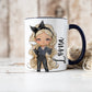 Personalised Hairdresser Mug - Choice of Hair & Skin Tones