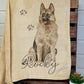 Personalised German Shepherd Fleece Printed Pet Blanket