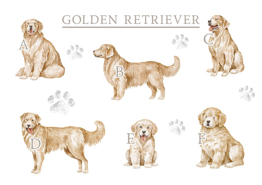 Personalised Golden Retriever Fleece Printed Pet Blanket