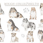 Personalised Rough Collie Fleece Printed Pet Blanket