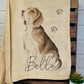 Personalised Beagle Fleece Printed Pet Blanket