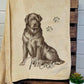 Personalised Labrador Fleece Printed Pet Blanket