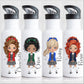 Personalised Custom School Girl Water Bottle