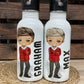 Personalised Boy Character School Water Bottle