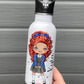 Personalised Custom School Girl Water Bottle