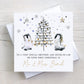 Personalised 1st Christmas as Mr & Mrs Card for Special Couple, Son and Daughter-in-Law, Daughter Son-in-Law, Couple 1st Xmas Married Card