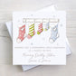 Personalised 1st Christmas as a Family Card, First Christmas as a Family of 3, 4 or 5 Card, First Christmas as Mummy, Daddy and Baby Card