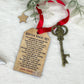 Santa's Magical Key, Personalised Magic Key for Father Christmas, Christmas Eve Box & Stocking Filler, No Chimney Key, Xmas Keepsake