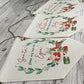 Santa Please Stop Here Personalised Hanging Sign, Santa Stop Here Hanging Linen Pennant, Personalised Kids Xmas Decoration, Xmas Eve Box