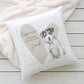 Personalised Sharing the Sofa with Jack Russell Cushion