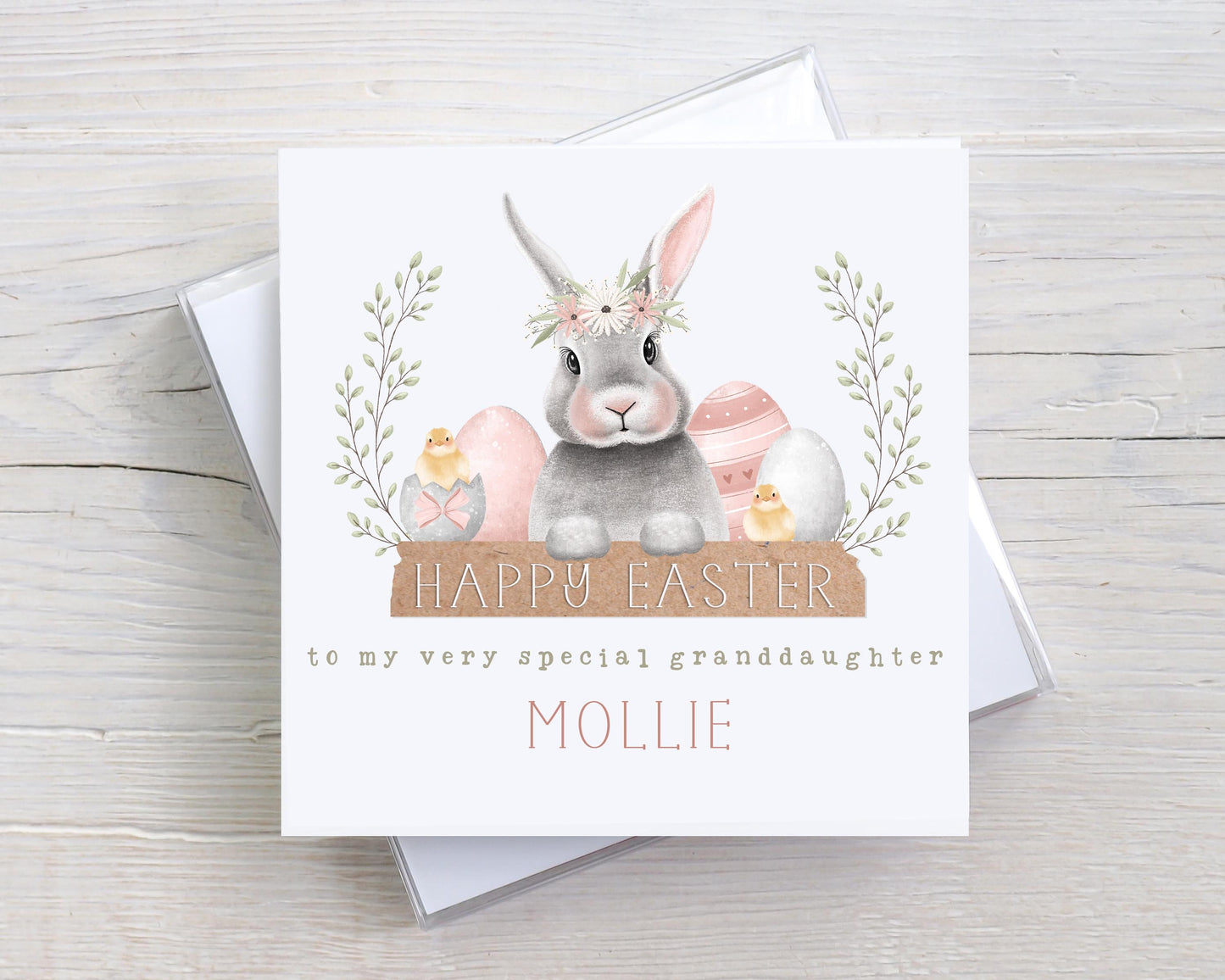 Personalised Girl's Easter Card