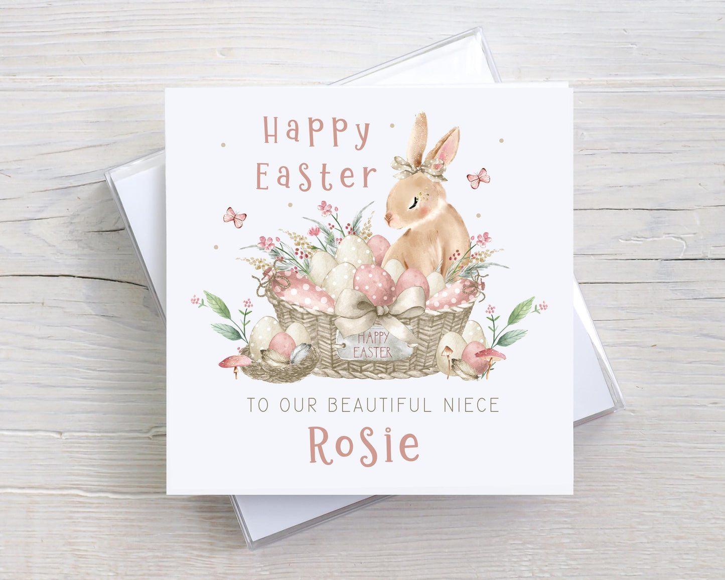 Personalised Girl's Easter Card