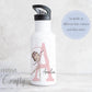 Personalised Gymnastics Water Bottle