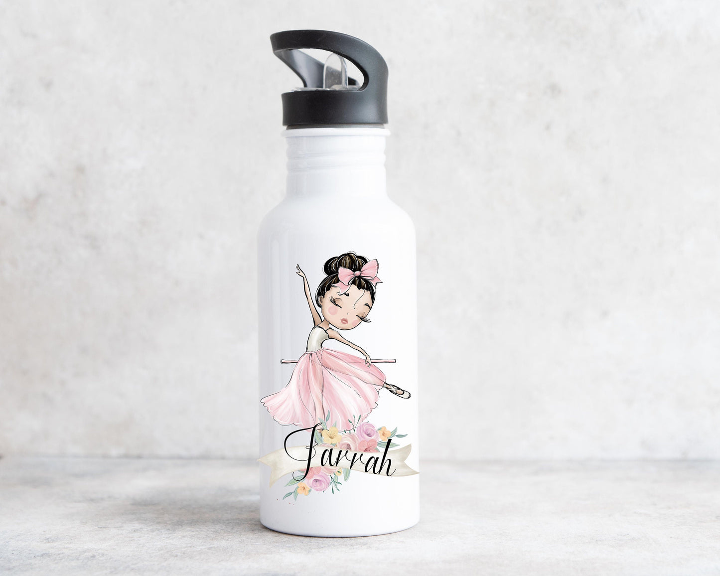 Personalised Ballerina Water Bottle