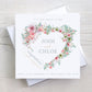 Personalised Floral Heart Engagement Card