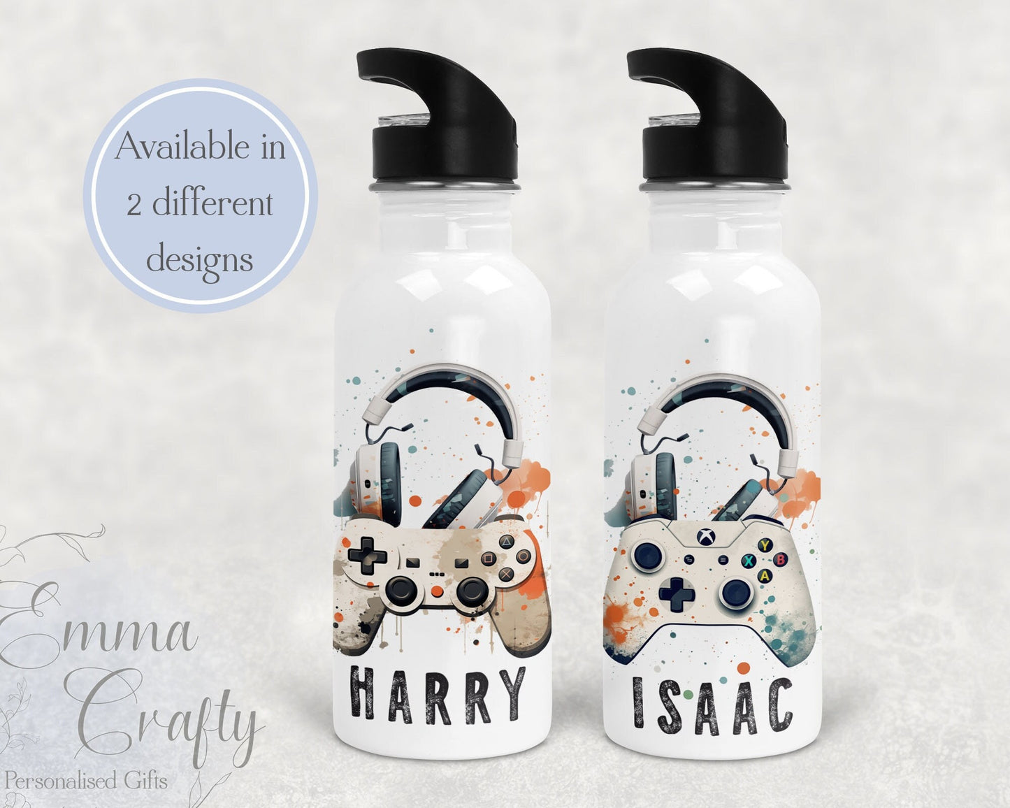 Personalised Gamer Water Bottle