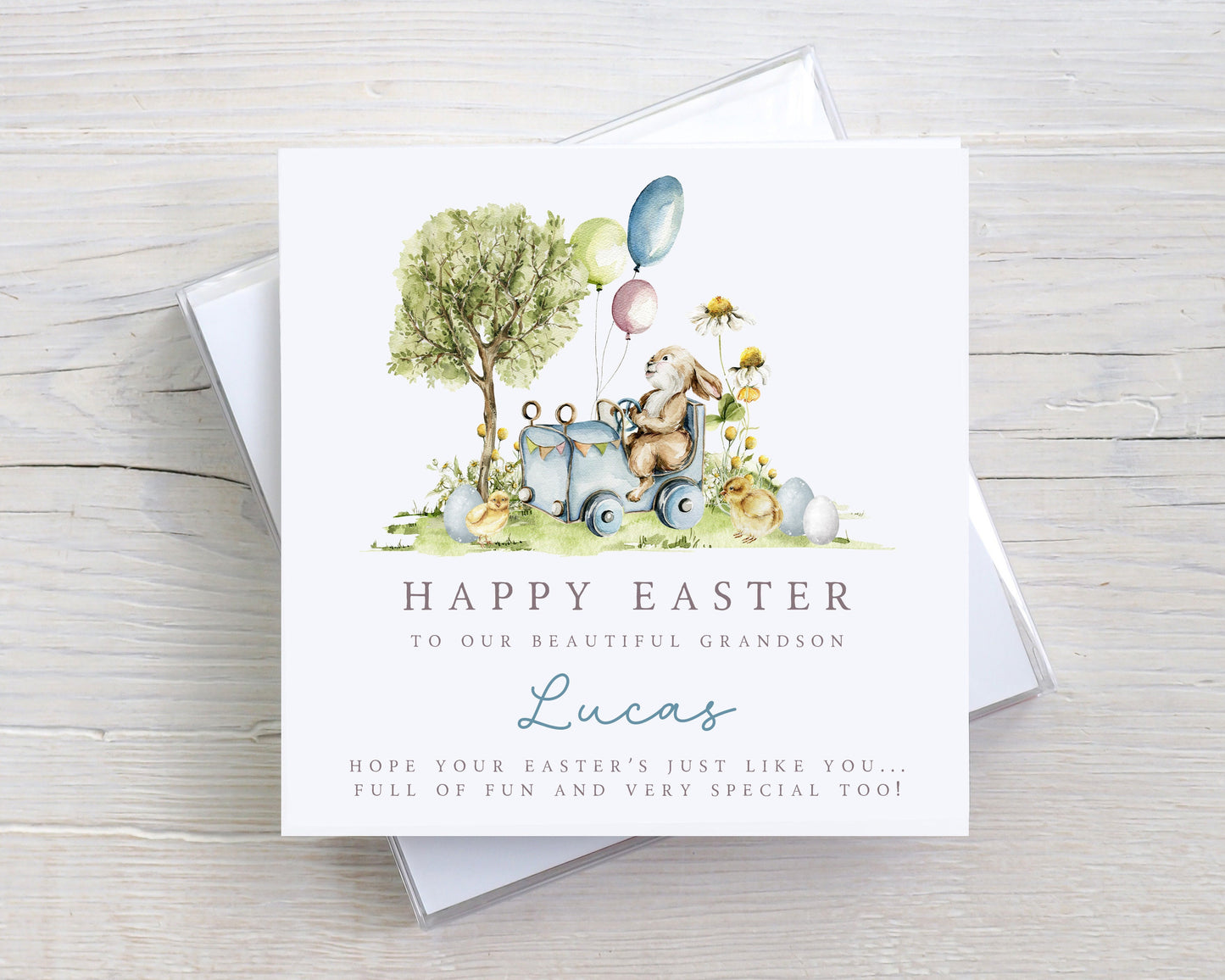 Personalised Boy's Easter Card