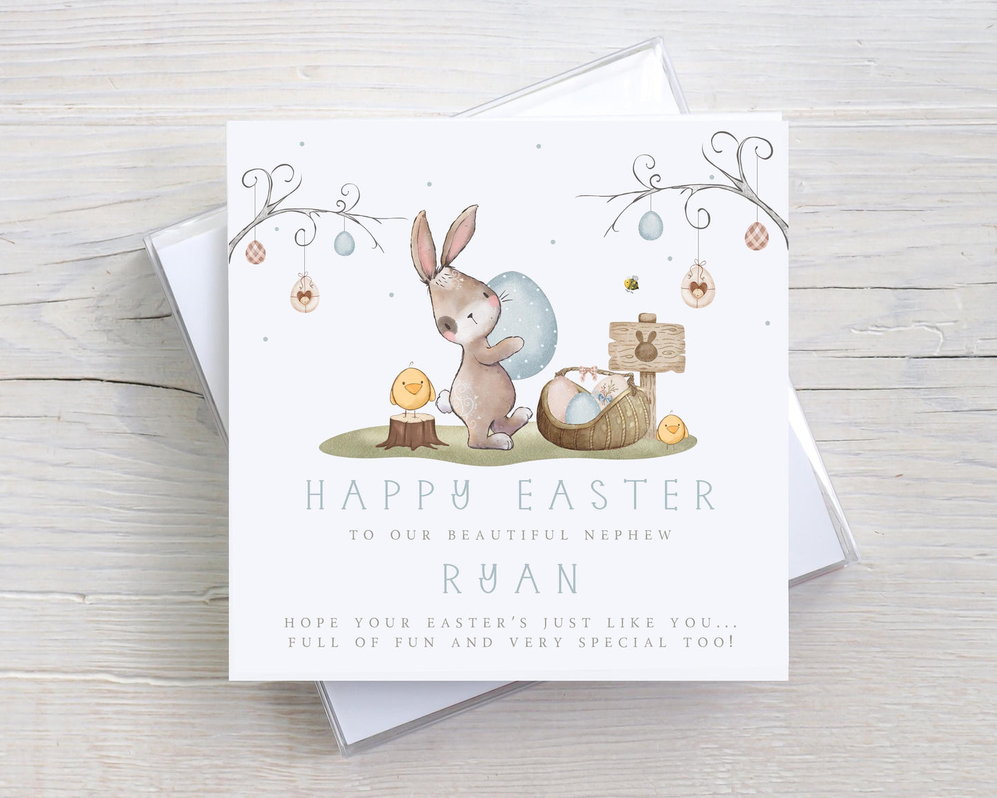 Personalised Boy's Easter Card