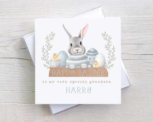 Personalised Boy's Easter Card