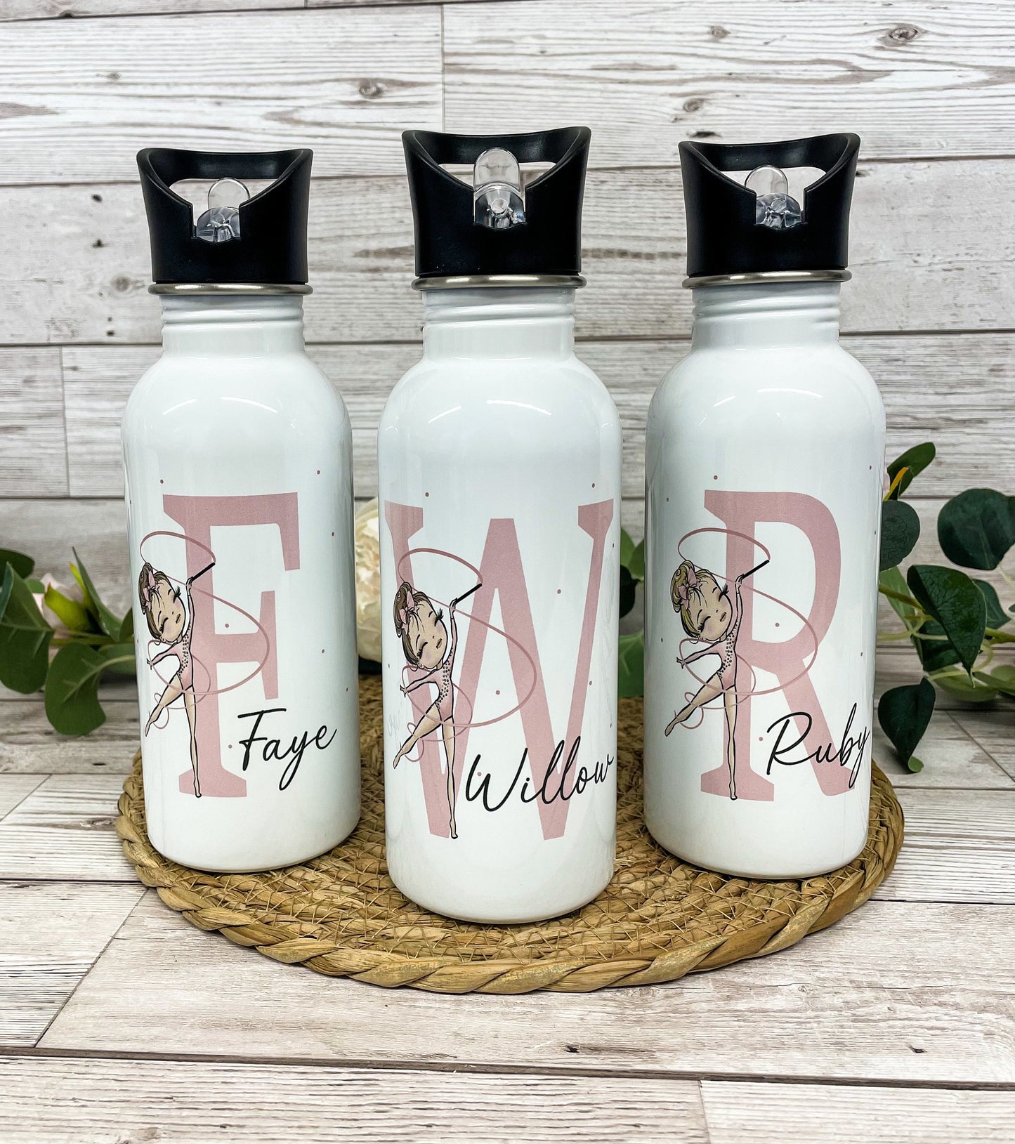 Personalised Gymnastics Water Bottle