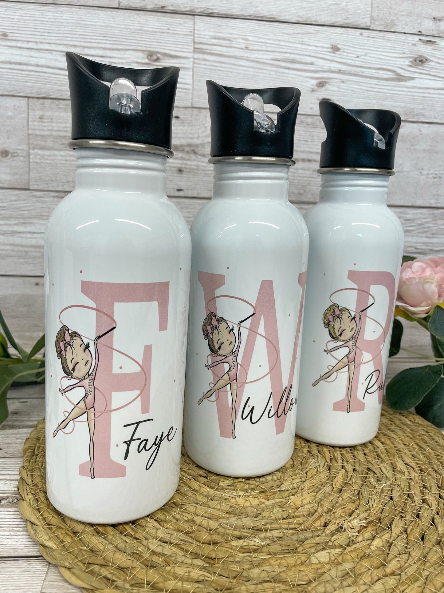 Personalised Gymnastics Water Bottle