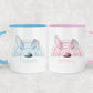 Personalised Easter Bunny Bow Mug - Pink or Blue