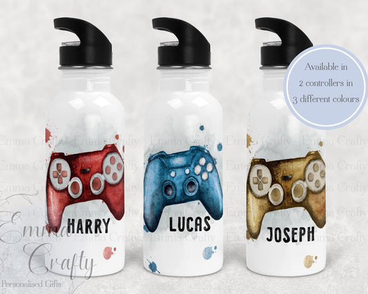 Personalised Gamer Water Bottle