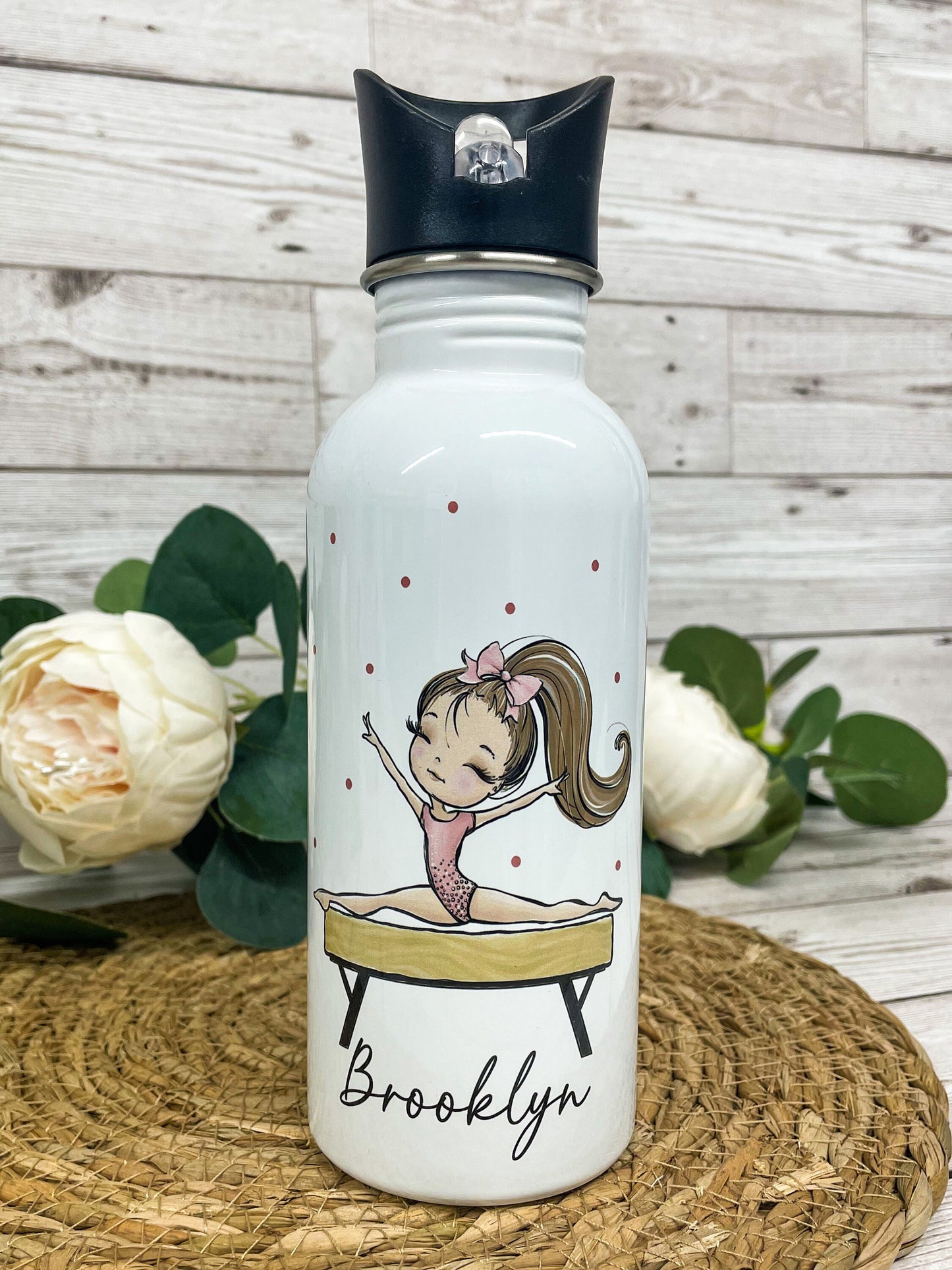 Personalised Gymnastics Water Bottle